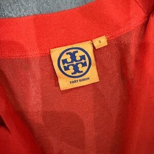 Tory Burch Bright Red Blouse